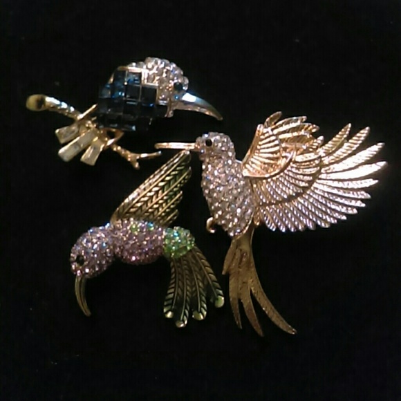 Vintage Jewelry - Bundle BIRD BROOCHES